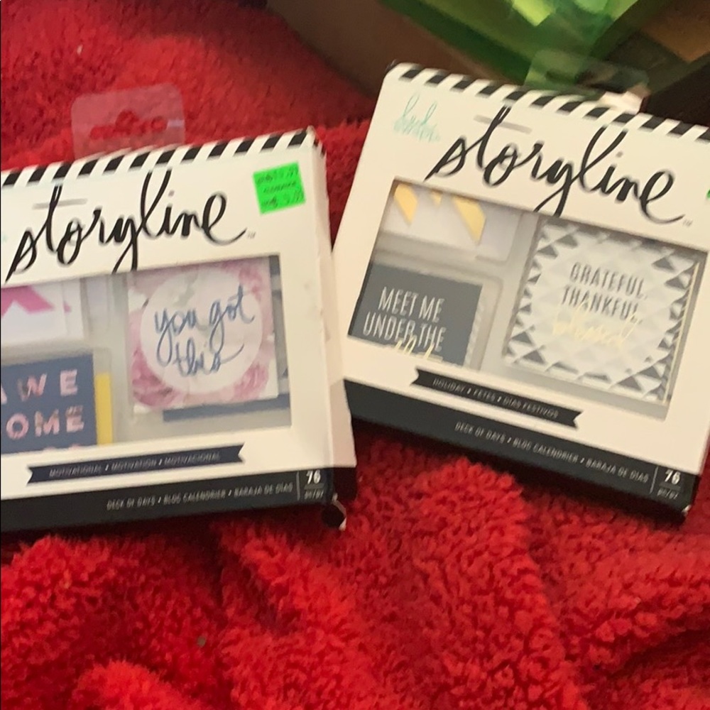 NEW HEIDI SWAPP STORYLINE BLOCKS SET OF 2